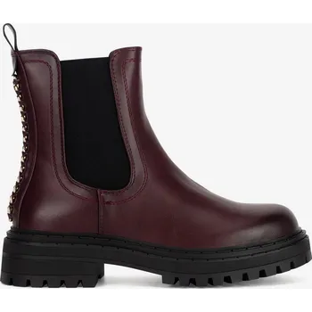 Dámská obuv Polokozačky Jenny Fairy HY60208-1 Bordó 37