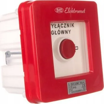 vypínač Nouzový vypínač Elektromet 921593 4 Z 12 A