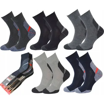 Pánské ponožky Aura Via Zimní teplé vícebarevné Ponožky velikost 39-42