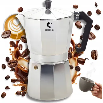 Kávovar Moka konvička nerezová na kávu 12 šálků 12 tz 600 ml hliníková