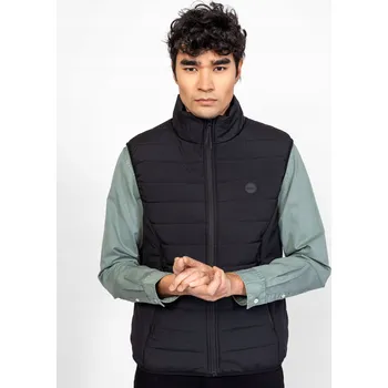 Pánská vesta HEAVY TOOLS PÁNSKÁ PROŠÍVANÁ VESTA BEZ RUKÁVŮ WARMAN BLACK ČERNÁ M