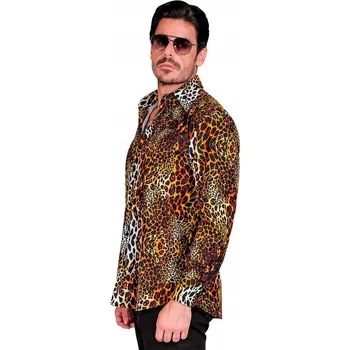 Pánská košile Pánská košile s panterovým vzorem L/XL