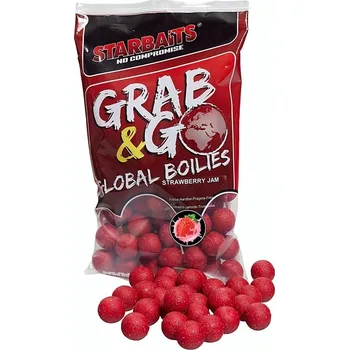 Boilies Starbaits Boilies Global Strawberry Jam 800g Průměr: 24mm