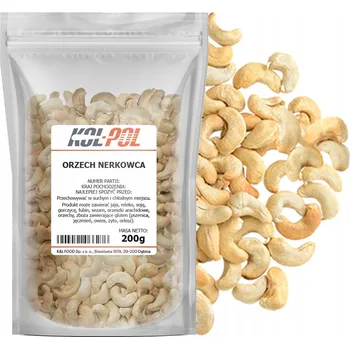 Sušená potravina Kol-pol Kešu ořechy celé ořechy 200 g