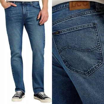 Pánské džíny Lee West pánské džíny volného střihu velikost 31/32