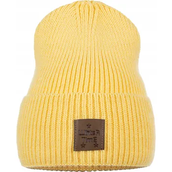 Čepice Majka Zimní čepice beanie žlutá, univerzální velikost