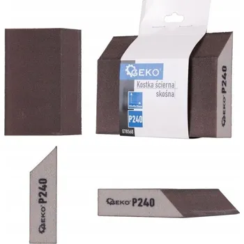Brusný papír KLOCEK KOSTKA HOUBIČKA BRUSNÁ ŠIKMÁ P240 BRUSNÁ PRO BROUŠENÍ HLADÍTEK