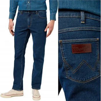 Pánské džíny Wrangler GREENSBORO pánské džíny rovného střihu velikost 30/32