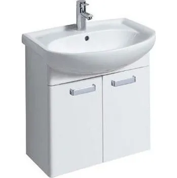 Koupelnový nábytek Skříňka závěsná k umyvadlu 60 cm, 1 šuplík, bílá, RENOVA PLAN