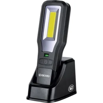 Svářečka Dílenská LED COB lampa 10 W + nabíjecí stanice, powerbanka BERG