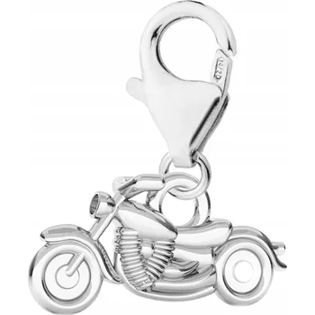 Přívěsek Přívěsek na krk Motorka stříbro 925 přívěsek