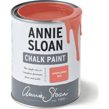 Speciální výtvarná barva Annie Sloan Křídová Barva – Sandalwood Red - Červeno růžová 120ml