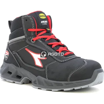 Pracovní obuv DUCATI Shark Engine Mid S3 ESD černá pánská pracovní obuv 42