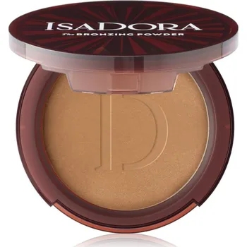 Přípravek na tvář IsaDora The Bronzing Powder bronzující pudr odstín 46 Golden Tan 10 g