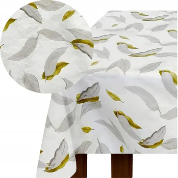 ubrus UBRUS S VOSKOVANÝM POVRCHEM 140x300 cm SILNÝ, ODPUZUJE SKVRNY, NA KUCHYŇSKÝ STŮL - VZOR GOSIA