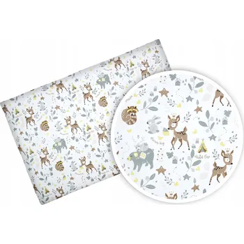 Prostěradlo PROSTĚRADLO DO POSTÝLKY 120x60 S BAVLNA PÁSEM 100% BAVLNA S VLNOU