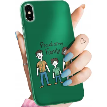 Pouzdro na mobilní telefon Zadní Kryt Hello Case pro Apple iPhone X, iPhone XS zelený
