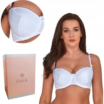 Podprsenka Gaia podprsenka s kosticemi, vyztužená, bílá, velikost 70F