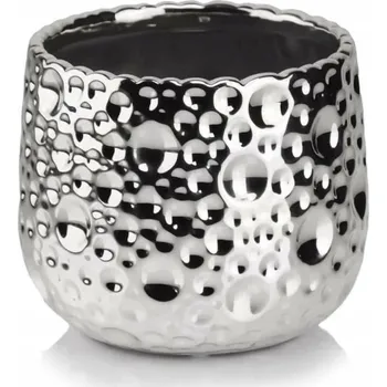 Květináč Květináč 18 cm keramický šedý