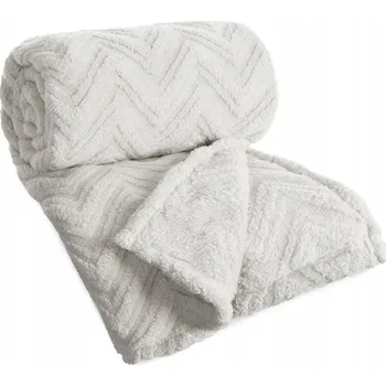 Prostěradlo Deka Eurofirany polyester 70 cm x 160 cm stříbrná