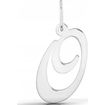 Přívěsek STŘÍBRNÝ PŘÍVĚSEK NA ŘETÍZKU PŘÍVĚSEK ŘETÍZEK O DEKORATIVNÍ PÍSMENO 925