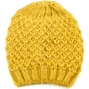 Čepice Szaleo zimní čepice beanie žlutá, univerzální velikost