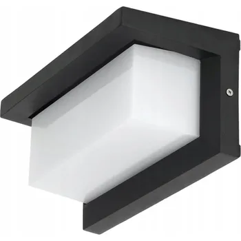 Venkovní osvětlení Venkovní LED nástěnné svítidlo LENTERO 12W 4000K IP54 Černé KOBI