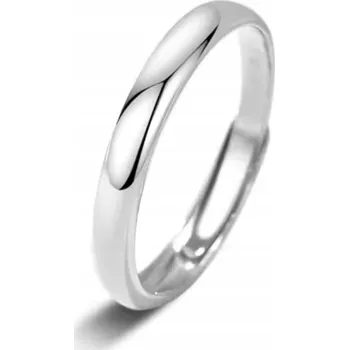 Prsten Stříbrný Prstýnek s Nastavitelnou Velikostí, Nerezová Ocel