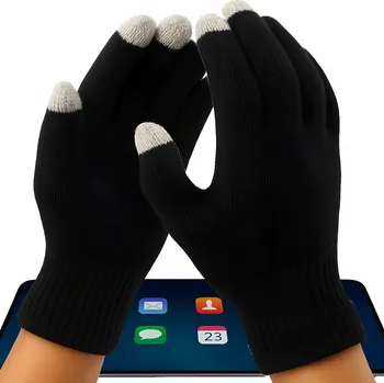 Rukavice Karwil akrylové rukavice s pěti prsty univerzální velikosti - unisex