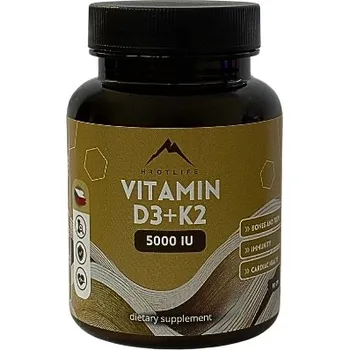 Vitamín D3 + K2 5000 IU Hrotlife 90 kapslí