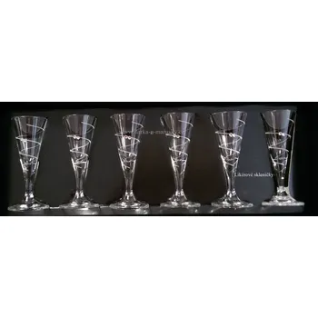 Sklenice Skleničky na likér Chloe SHINY GLASSES - 6 ks