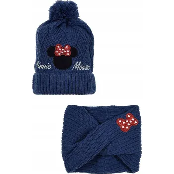 Čepice Zimní set čepice a nákrčník Minnie Mouse 54