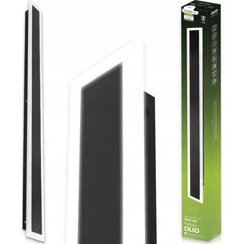 Venkovní osvětlení Venkovní nástěnné svítidlo bílé černé integrovaný LED zdroj 30 W