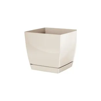 Květináč Béžový plast Květináč Prosperplast 18 cm x 18 x 16,5 cm