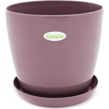 Květináč Květináč plast fialový Omela 9 cm x 9 cm x 8 cm