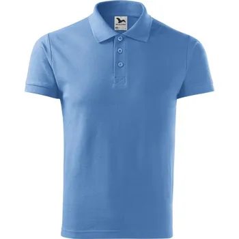 Pánské tričko Cotton polokošile pánská XXL nebesky modrá