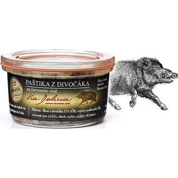 paštika a pomazánka Paštika z divočáka 130g