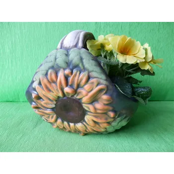 Zahradní dekorace Osazovací koš se slunečnicí