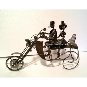 Stojan na víno Kovový stojan na lahev - 45185