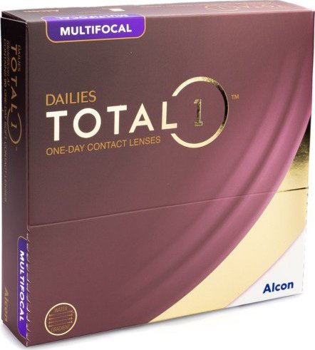 Multifokální kontaktní čočky Alcon Dailies Total1 Multifocal (90 čoček)