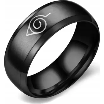 Prsten Pánský prsten pečetní ocelový NARUTO KONOHA