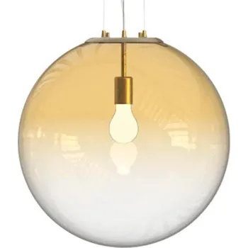 Ideal Lux - Lustr na lanku MAPA 1xE27/42W/230V pr. 50 cm zlatá/kouřová