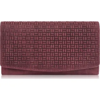 Dámská kožená peněženka růžová velká prostorná módní vintage Paolo Peruzzi