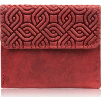 Peněženka Dámská kožená peněženka vintage červená malá Paolo Peruzzi T-114-HRD