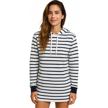 Dámská mikina Mikina námořnická tunika bílá s modrými pruhy Captain Mike XXL