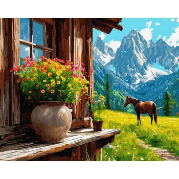 Obraz Malování podle čísel iPicasso 40x50 cm na rámu