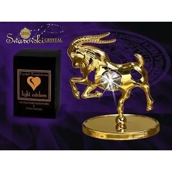Figurka ZNAMENÍ - Zlatý kozoroh Swarovski Crystals figurka 122- 0103 (22.12.-20.1.)