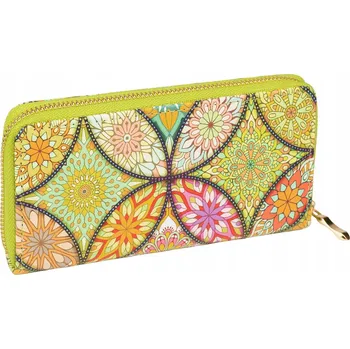 DÁMSKÁ PENĚŽENKA Alessio Měkká Peněženka ve Folklórním Stylu