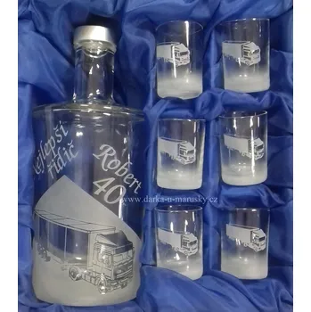 Pískovaná souprava AS 6+1 - Kamion