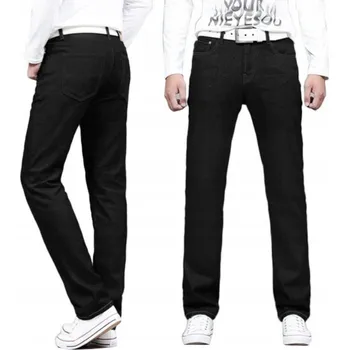 Pánské džíny Černé pánské džíny HUNTER 610/6 W36 L32